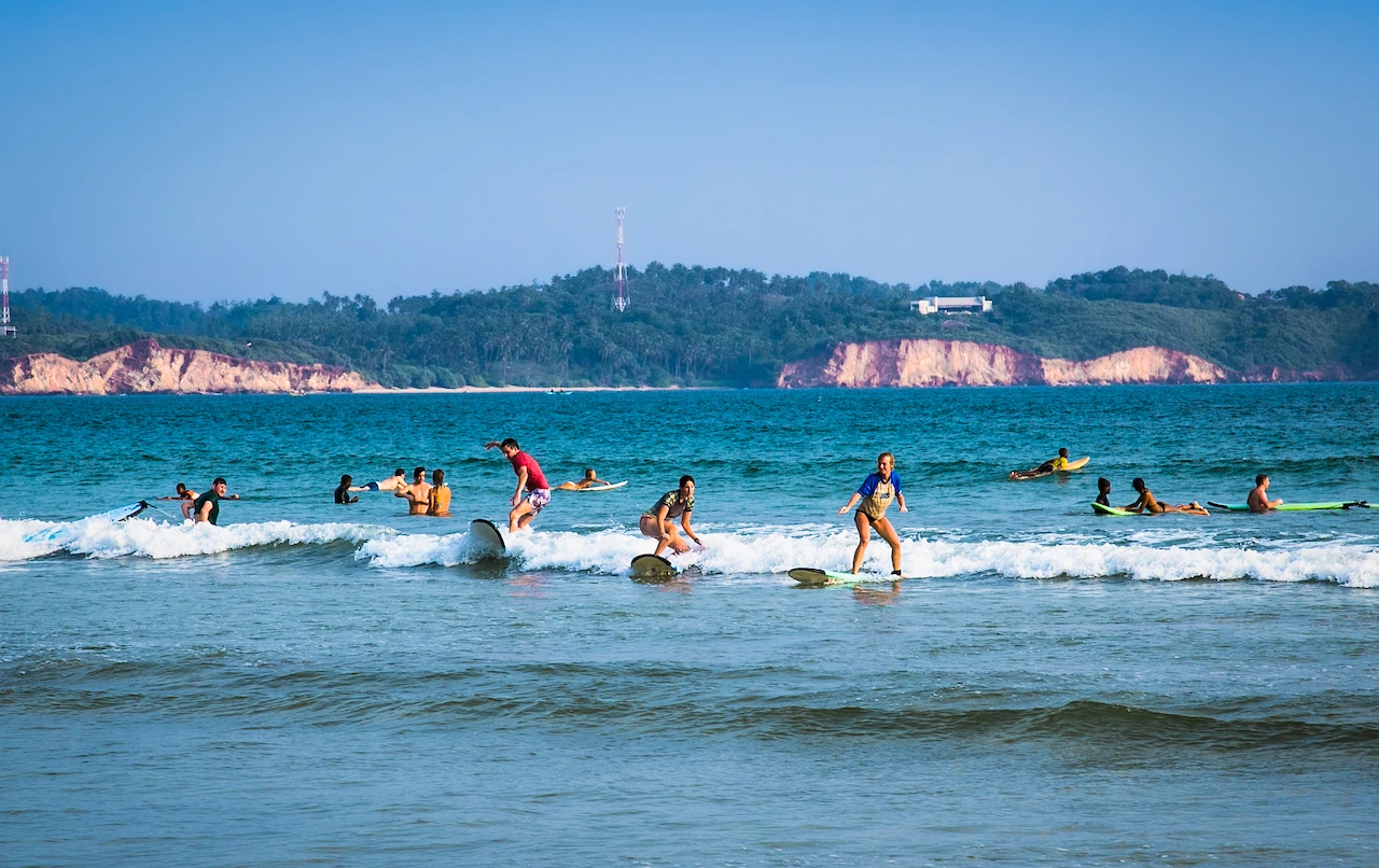 Experience serenity where surf meets Weligama Bay